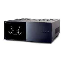 Anthem STR Power Amplifier Manuel utilisateur | Fixfr