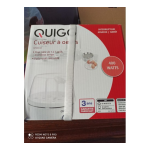 Quigg GT-EB-02 Egg Boiler Manuel utilisateur