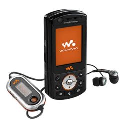 Sony Ericsson W900i Manuel utilisateur | Fixfr