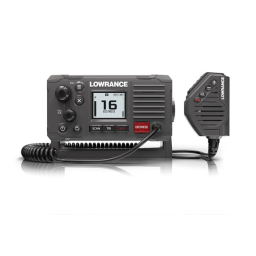 Lowrance Link-6S VHF Radio Manuel utilisateur | Fixfr