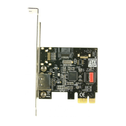 DeLOCK 70157 PCI Express Card > 1 x external eSATA 3 Gb/s + 1 x internal SATA 3 Gb/s Fiche technique | Fixfr