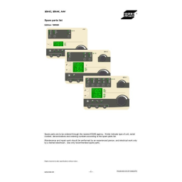 ESAB MA44 Aristo Manuel utilisateur | Fixfr