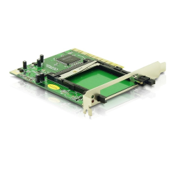 DeLOCK 19601 PCMCIA PCI Card, 1x CardBus Manuel utilisateur | Fixfr