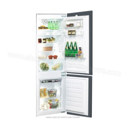 Whirlpool ART 6514/A+ Fridge/freezer combination Manuel utilisateur | Fixfr