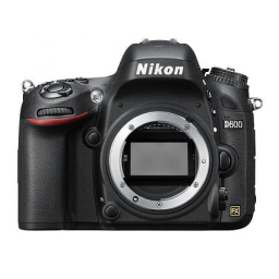 Nikon D600 Manuel du propriétaire | Fixfr