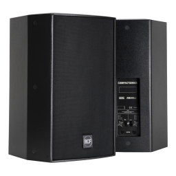 RCF C 5215-66 TWO-WAY PASSIVE SPEAKER spécification | Fixfr