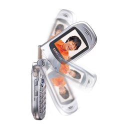 Samsung SGH-P400 Manuel utilisateur | Fixfr