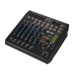 RCF F 10XR 10-channel mixing console spécification | Fixfr