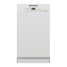 Miele G 5430 SCi SL Active Lave-vaisselle intégrable 45 cm la qualité éprouvée à un premier prix avantageux. Manuel utilisateur | Fixfr