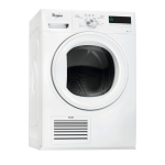 Whirlpool HDLX 80411 Dryer Manuel utilisateur