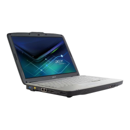 Acer Aspire 4720G Notebook Manuel utilisateur | Fixfr