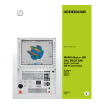 HEIDENHAIN MP620/CP640 (548431-05/68894x-05) smart.Turn/DIN CNC Control Manuel utilisateur