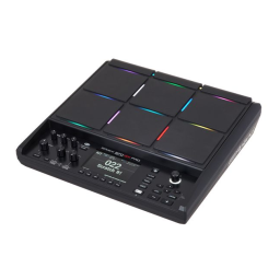 Roland SPD-SX PRO Multipad échantillonneur Manuel utilisateur | Fixfr