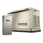 Generac 9 kW 007030R0 Standby Generator Manuel utilisateur