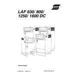 ESAB LAF 630 Manuel utilisateur