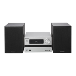 Kenwood M-720DAB Chaîne hi-fi stéréo Manuel du propriétaire | Fixfr