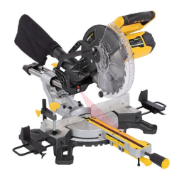 Powerplus POWX075730S MITRE SAW TELESCOPIC 2100W - 254MM Manuel du propriétaire | Fixfr