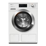 Miele WWI860 WCS PWash&amp;TDos&amp;9kg Lave-linge &agrave; chargement frontal W1 Manuel utilisateur