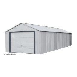 ShelterLogic BGR1431FG Murryhill Steel Storage Building, 14 ft. x 31 ft., Flute Grey Manuel du propriétaire | Fixfr