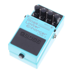 Boss LMB-3 Bass Limiter/Enhancer Manuel utilisateur | Fixfr