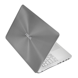 Asus N551ZU Laptop Manuel utilisateur | Fixfr