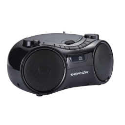 Thomson RCD210U Manuel du propriétaire | Fixfr