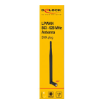 DeLOCK 12616 LPWAN 863 MHz - 928 MHz Antenna SMA plug 1.64 dBi omnidirectional Fiche technique