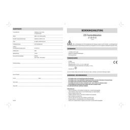 Globaltronics GT-LED-FD-02 Acrylic Light Manuel utilisateur | Fixfr