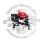 Toro 1in Pin Tow Pole Hitch, End-Dump Concrete Mixer Concrete Equipment Manuel utilisateur