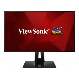 ViewSonic VP2768a MONITOR Mode d'emploi | Fixfr