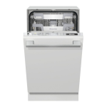 Miele G 5690 SCVi SL Lave-vaisselle totalement int&eacute;grable 45 cm Manuel utilisateur