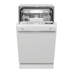 Miele G 5690 SCVi SL Lave-vaisselle totalement intégrable 45 cm Manuel utilisateur | Fixfr