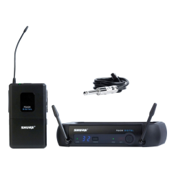 Shure PGXD Wireless System Mode d'emploi | Fixfr