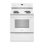 Whirlpool WFC150M0JW Electric Range Manuel utilisateur