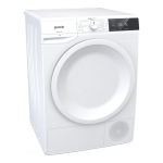 Gorenje DE8B S&egrave;che-linge &agrave; condensation Manuel utilisateur