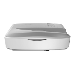 Optoma ZH500UST Short throw laser projector Manuel utilisateur | Fixfr