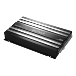 Denver CAP-4300 4 channel Mosfet car amplifier - 1000W max power Manuel utilisateur