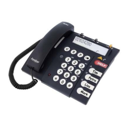 Tiptel Ergophone CR Mode d'emploi | Fixfr