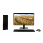 Acer Veriton X6670G Desktop Manuel utilisateur