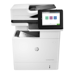 HP LaserJet Managed MFP E62665 series Manuel utilisateur | Fixfr