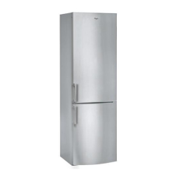 Whirlpool WBE37172 TS Fridge/freezer combination Manuel utilisateur | Fixfr