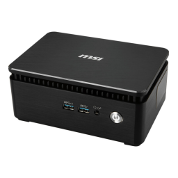 MSI Cubi 3 Silent desktop Manuel utilisateur | Fixfr