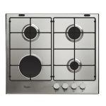 Whirlpool GMA 6410/IX Hob Manuel utilisateur