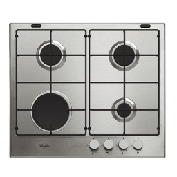 Whirlpool GMA 6410/IX Hob Manuel utilisateur | Fixfr