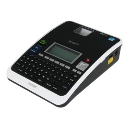 Brother PT-2730 P-touch Guide d'installation | Fixfr