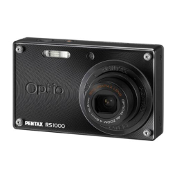 Pentax Optio RS1000 Manuel du propriétaire | Fixfr