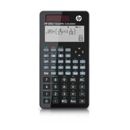 HP 300s+ Scientific Calculator Manuel utilisateur | Fixfr