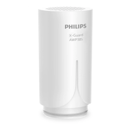 Philips AWP305/10 Cartouche filtrante Manuel utilisateur | Fixfr