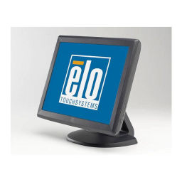 Elo Touch Solutions 1515L: Guide d'Utilisateur + IA | Fixfr