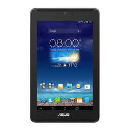 Asus Fonepad 7 ME372CL Tablet Manuel du propriétaire | Fixfr